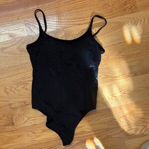 NWT, Amazon Essentials Black Women's One Piece Swimsuit